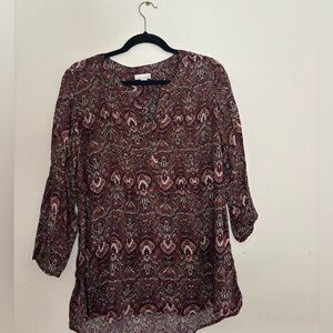 Westport Multicolor Paisley Blouse